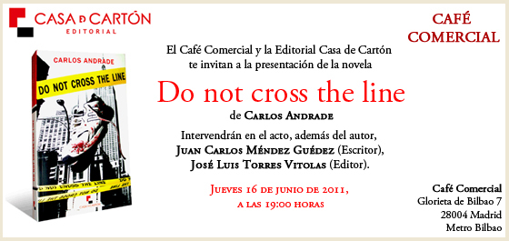 Invitacion presentacion CAFÉ COMERCIAL madrid